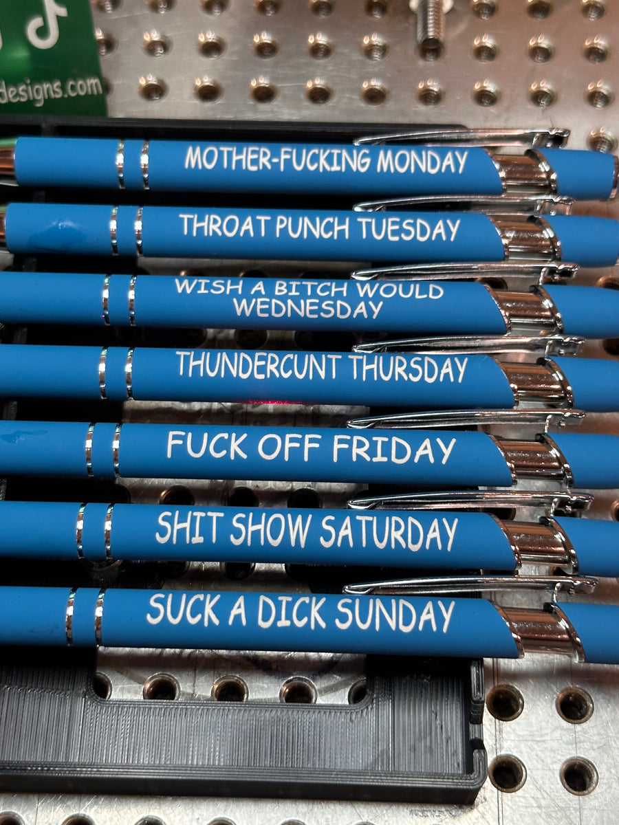 Crappy Week Pens – 247laserdesigns