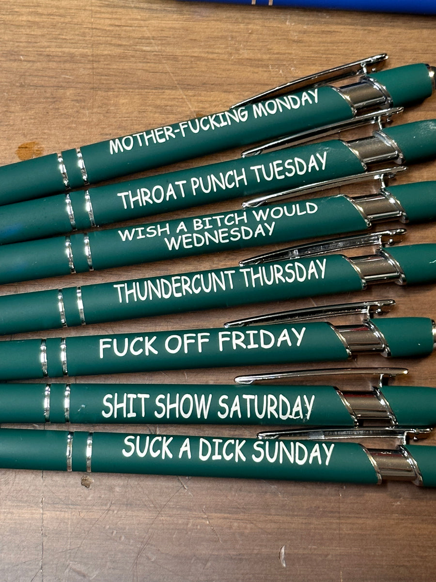 Crappy Week Pens – 247laserdesigns