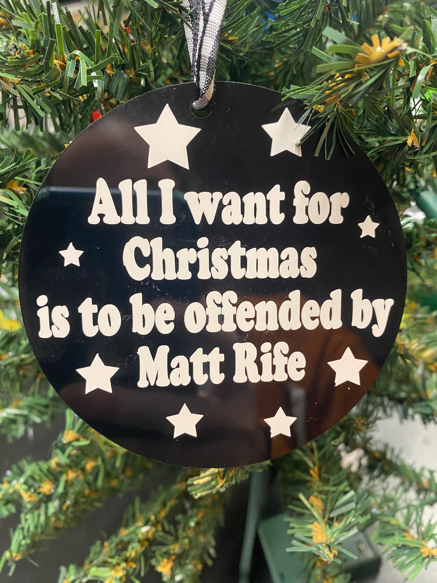 Offended by Matt Rife Ornament