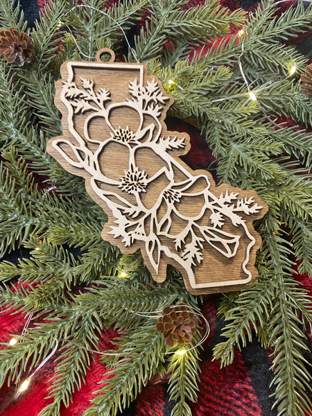 State Flower Ornaments