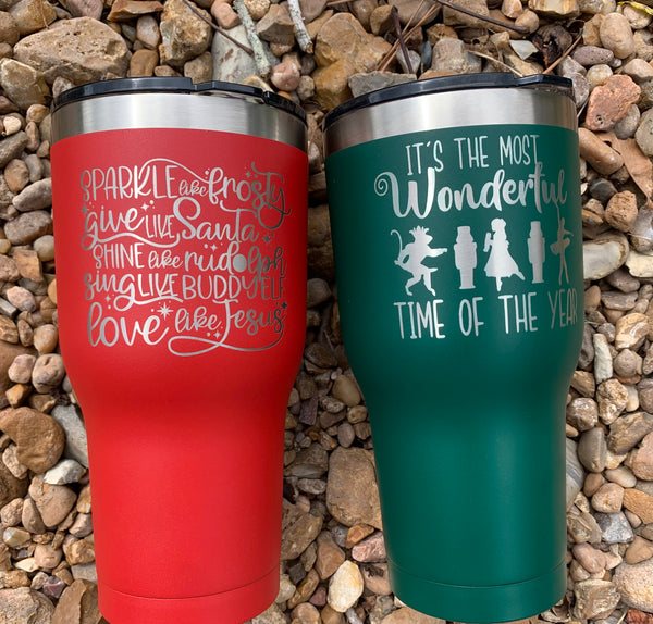 Christmas Themed Insulated Cups