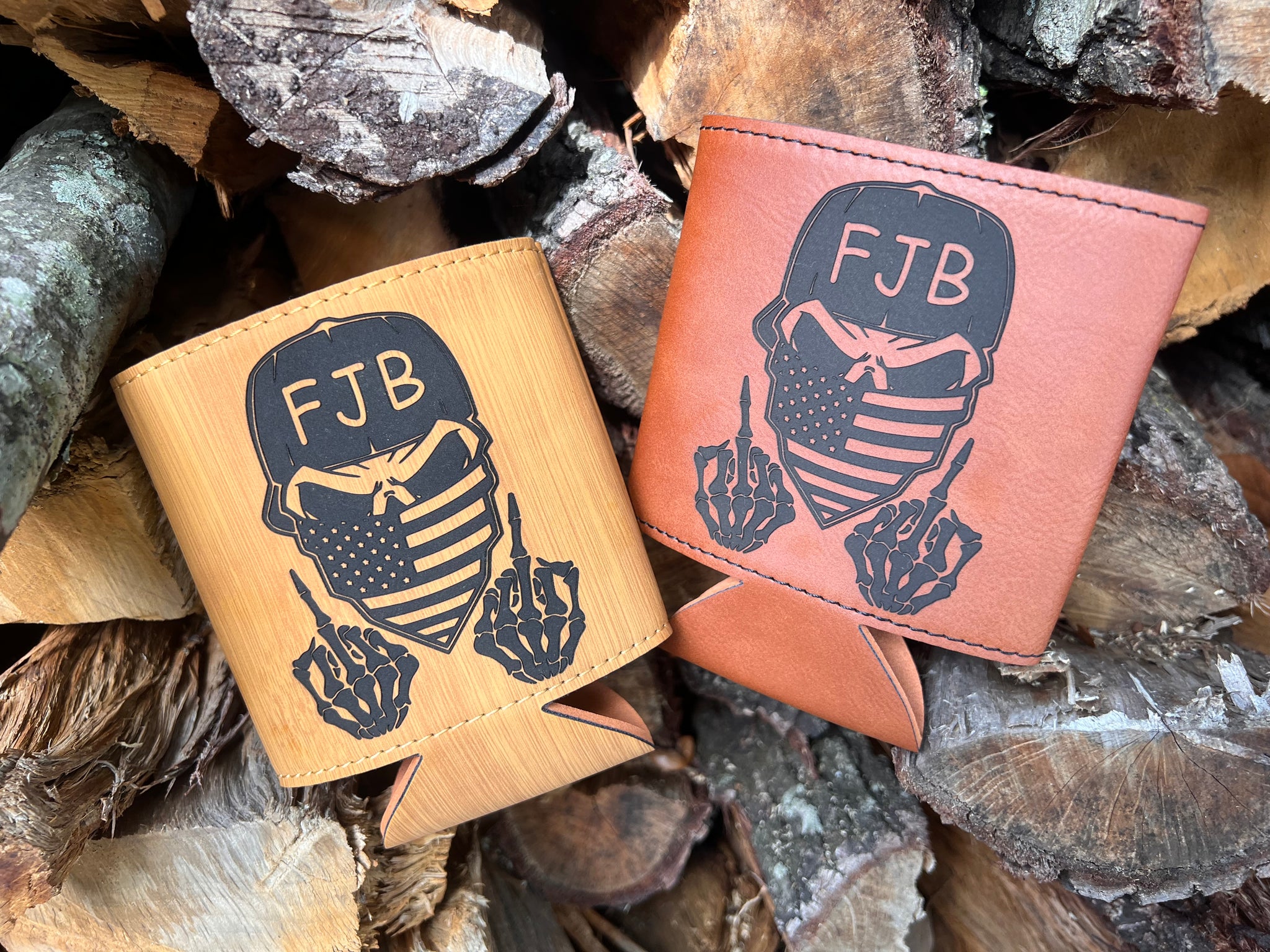 FJB Skull Koozies