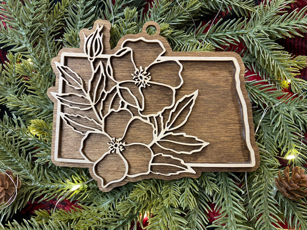 State Flower Ornaments