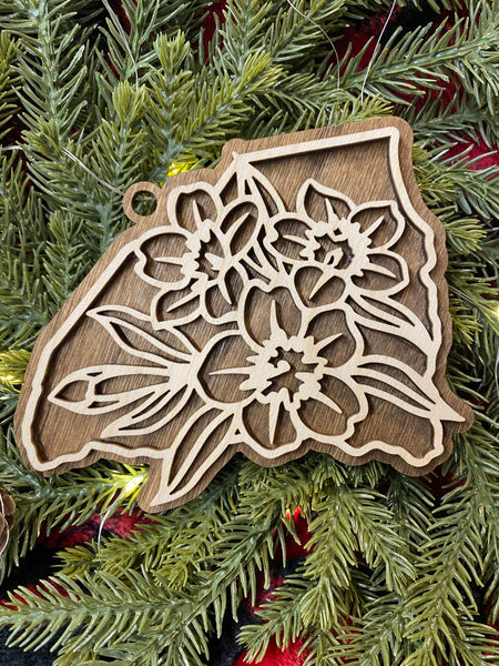 State Flower Ornaments