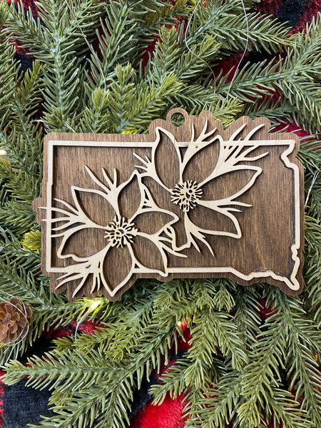 State Flower Ornaments