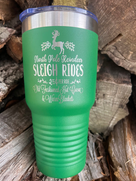 Sleigh Rides Insulated Tumblers