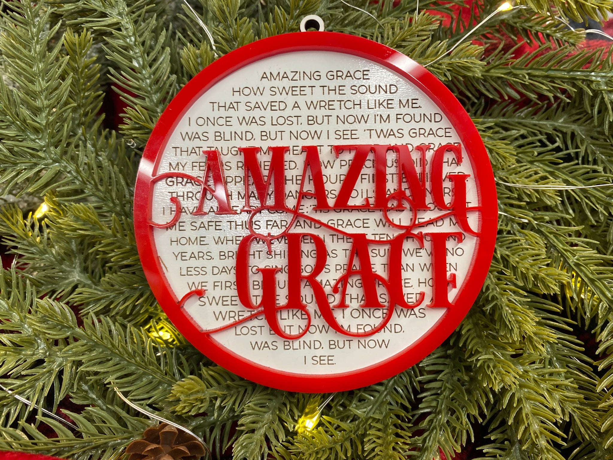 Amazing Grace Ornament