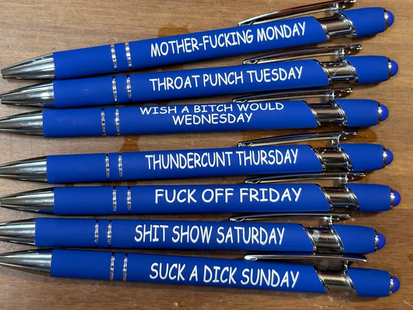 Crappy Week Pens – 247laserdesigns