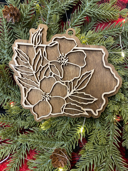 State Flower Ornaments