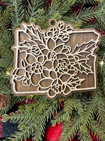 State Flower Ornaments