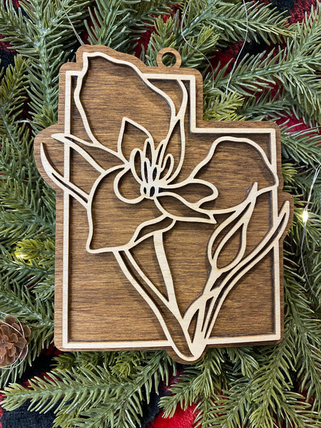 State Flower Ornaments